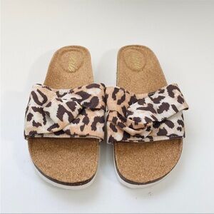 Aerie animal print slides NEW